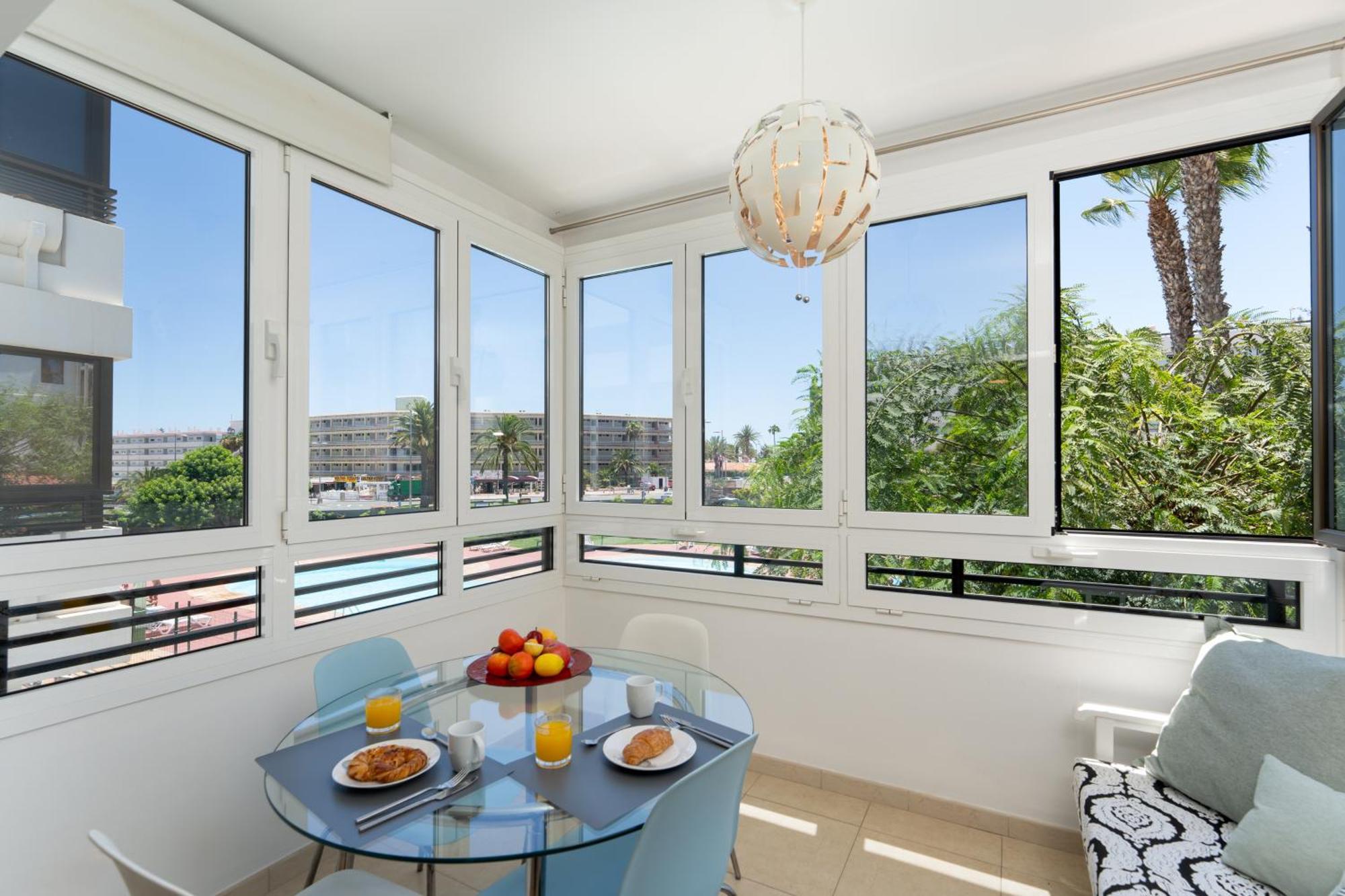 Garden View Apartment Iguazu 3 Near Yumbo 플라야 델 잉글스 외부 사진